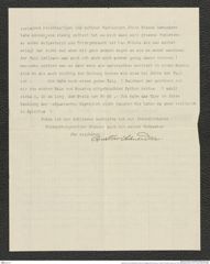 Nachlass Franz Steindachner, Brief und Beilage (Rechnung) von Gustav Schneider (junior) an Franz Steindachner (02.12.1911), Inv.Nr. 462.20, Seite 2